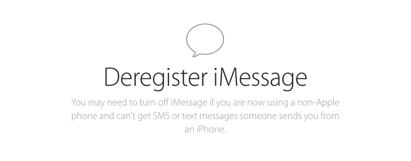 iMessage entkoppeln