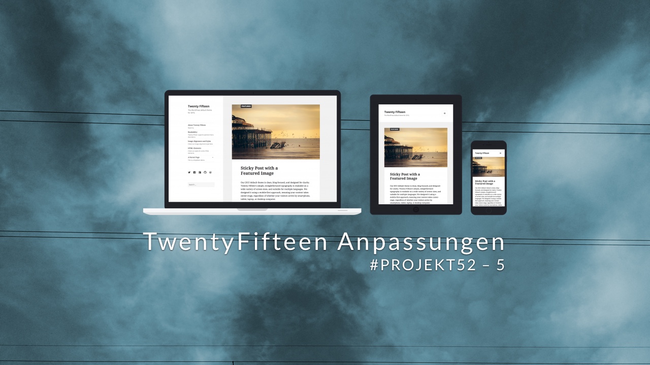 Twenty Fifteen Anpassungen