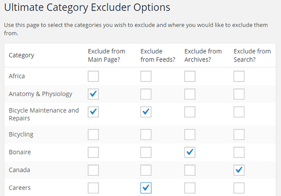 WordPress-Plugin: Kategorien aus Startseite, Feeds und Suche ausschließen