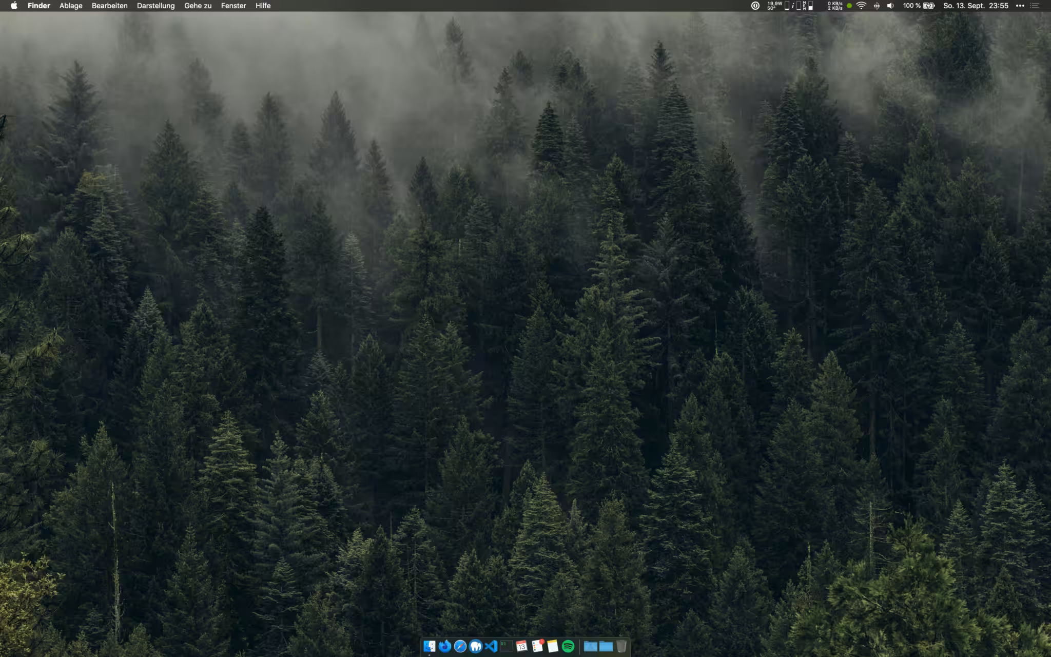 Screenshot meines MacBook Pro Desktops