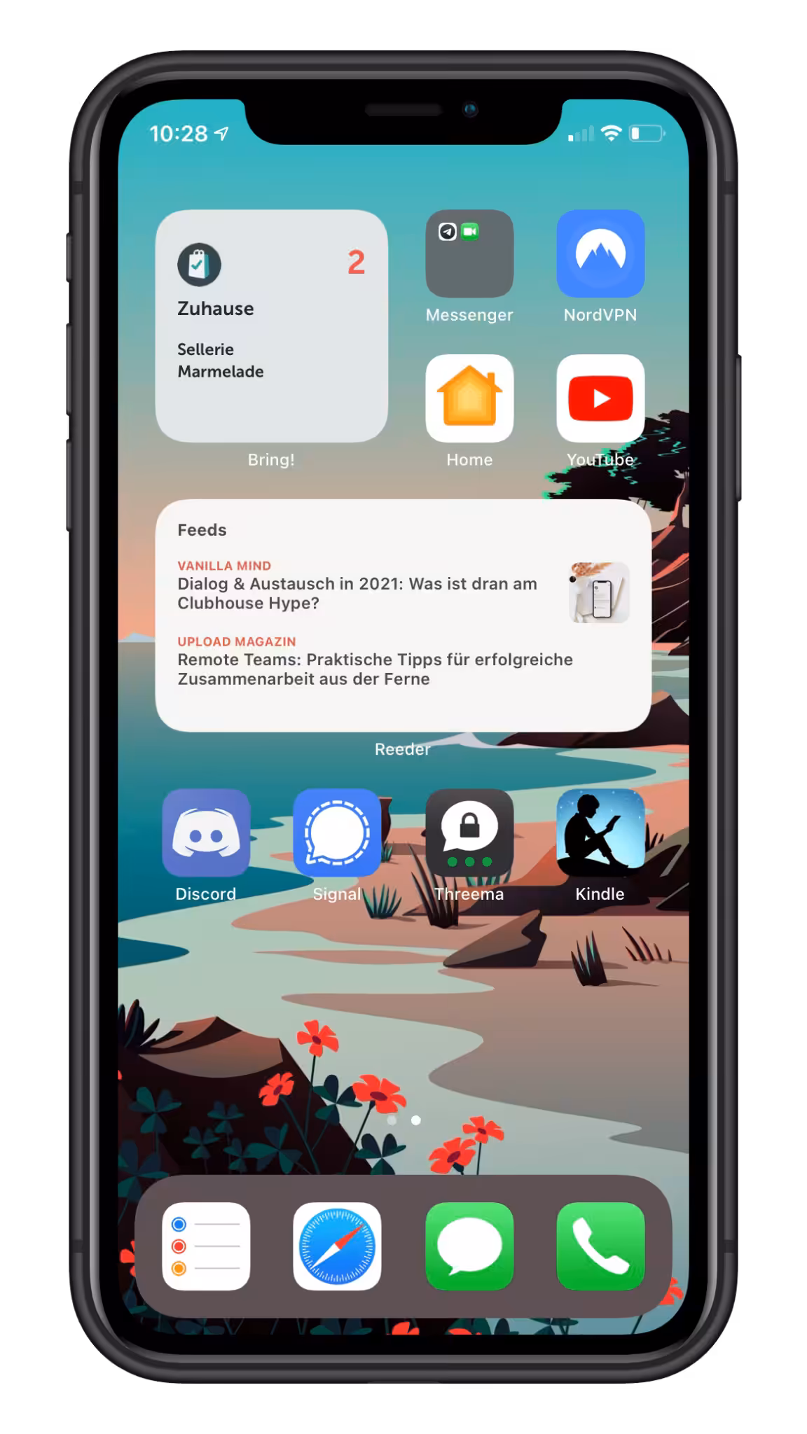iPhone XR zweiter Homescreen