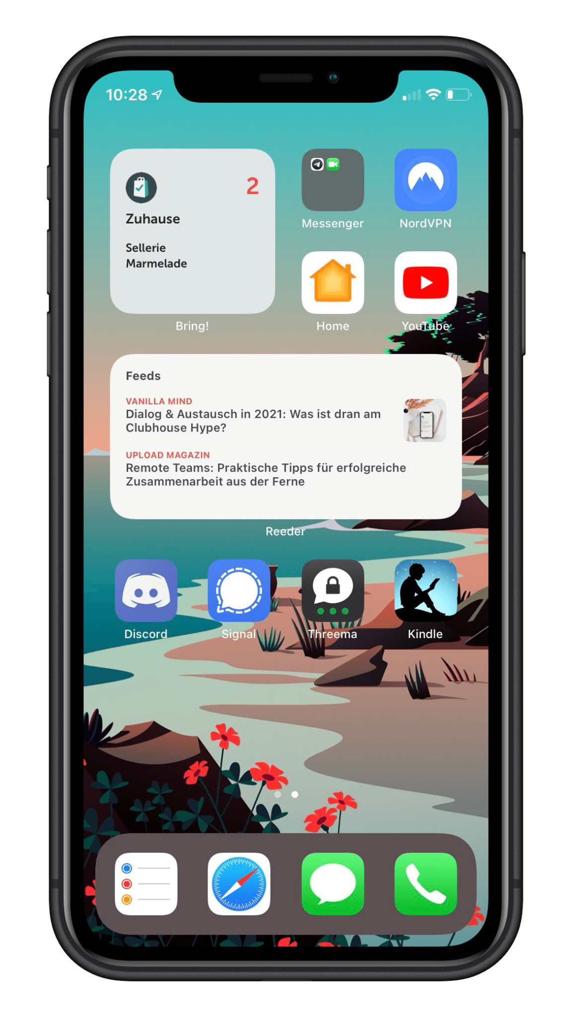 iPhone XR zweiter Homescreen