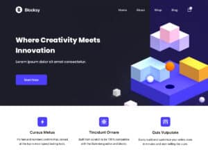 Screenshot vom Blocksy WordPress Theme